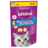 Whiskas - Temptations Adult Cat Treats with Salmon - 60g